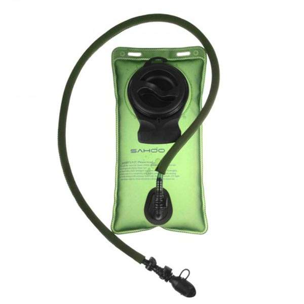 SAHOO 2L Mouth Water Bladder Bag Hydration Hiking Climbing Camping