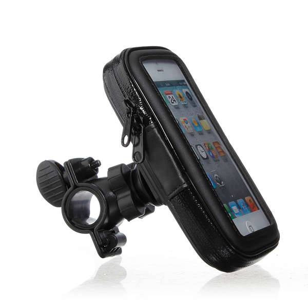 Bicycle Waterproof Phone Case Pouch Handlebar Mount Holder For iPhone5