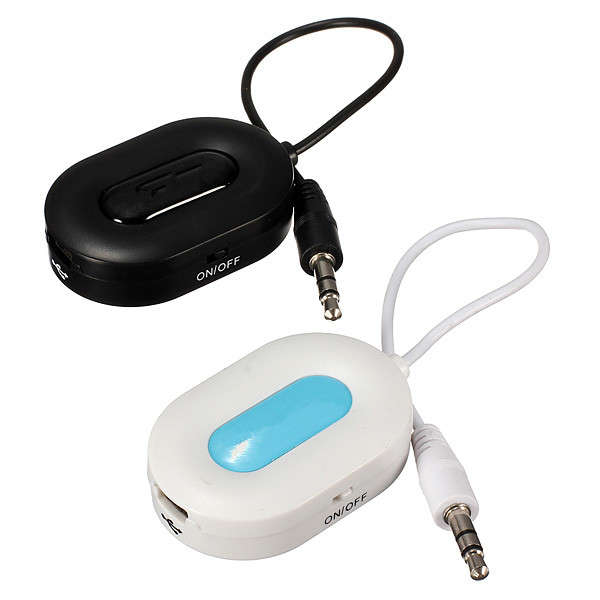 Bluetooth 3.0 Music Receiver 3.5mm Adapter AUX Car Speaker