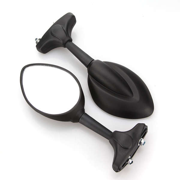 10mm Street Bike Motorcycle Black Mirror For Honda CBR600 Kawasaki