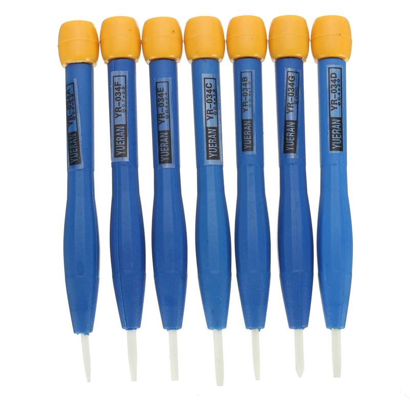 7Pcs Adjust frequency Screwdriver Anti-static Ceramic Set Hand Tools Full Type