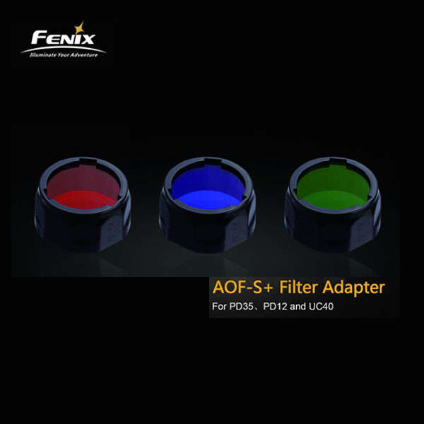 Fenix AOF-S Filter Adapter Red Blue Green For PD35 PD12 UC40