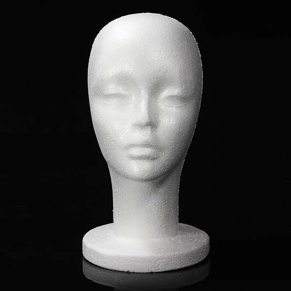 Female Foam Styrofoam Mannequin Cap Wig Head display Holder Model