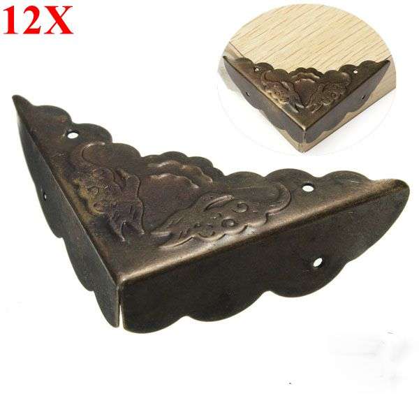 12pcs Decorative Jewelry Gift Box Picture Frame Corner Protector Guard