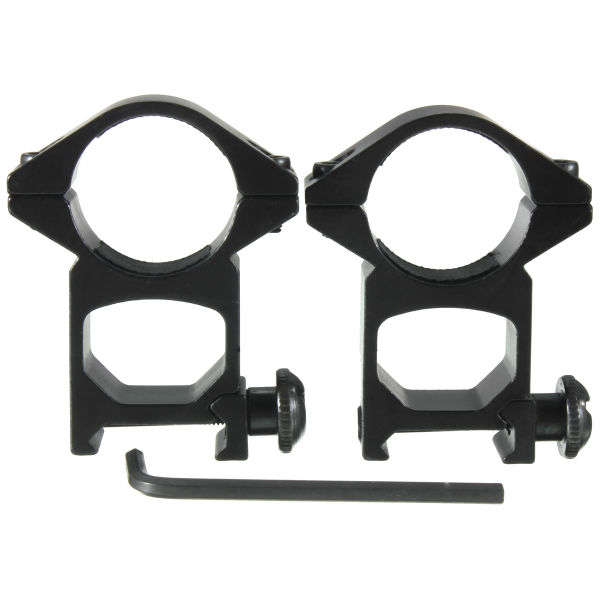 2pcs 25mm 1 Inch Ring Scope Weaver Rail Mount 20mm Picatinny