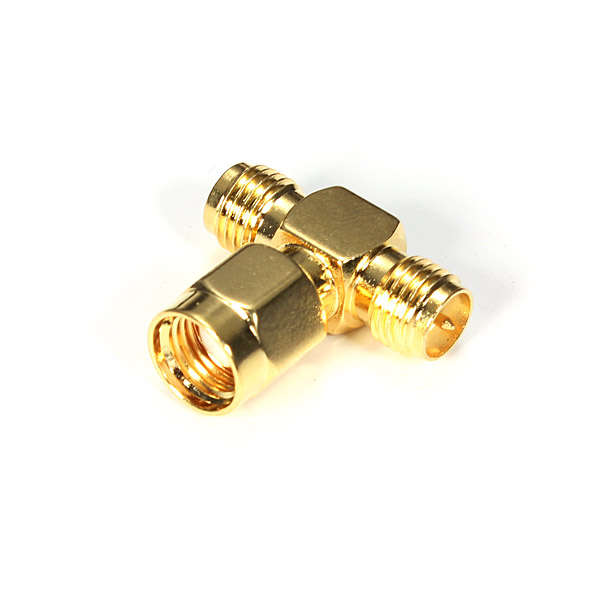 SMA Splitter Joiner 3 Way Adaptor Converter SMA FEM to SMA RP T Type