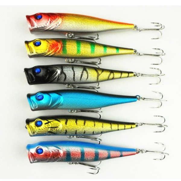 Artificial Baits Poper Crankbait Fishing Lures Bass Hook