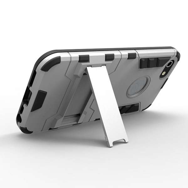 TPU PC Heavy Duty Hybrid Armor Shockproof Phone Case With Stand For iPhone 5 5S