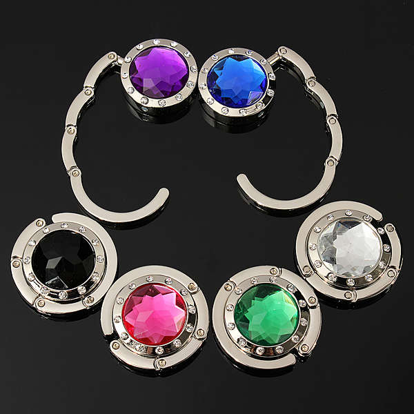 Portable Round Folding Purse Handbag Bag Accessory Hook Hanger