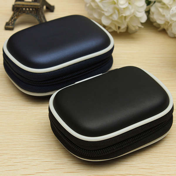 EVA Shockproof Earphone Headset Case Cover Memory Card Storage Bag