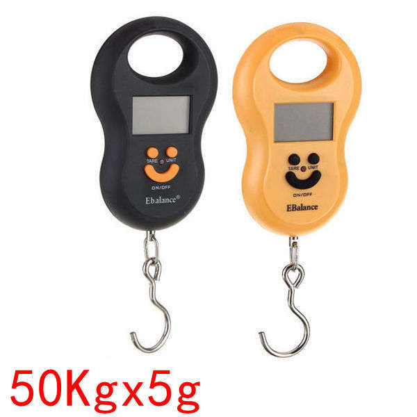 50Kgx5g Hanging Pocket Digital Fishing Weight Luggage Scale