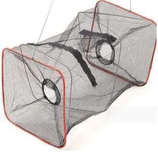 Foldable Zips-One Crab Minnow Crawdad Shrimp Fishing Trap Cast Net