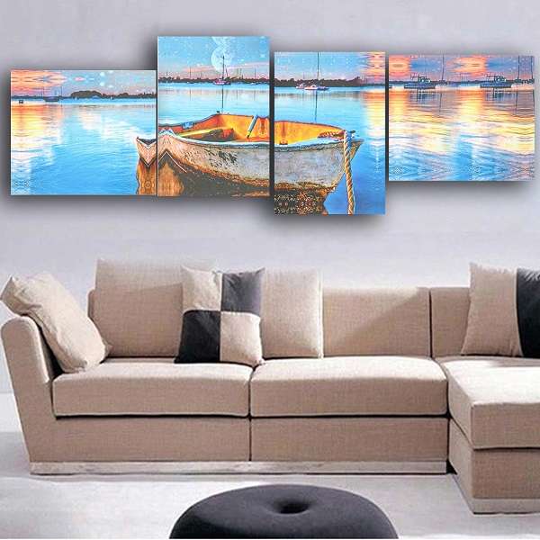 Huge Mordern Abstract Wall Decor Art Oil Pinting on Canvas no Frame
