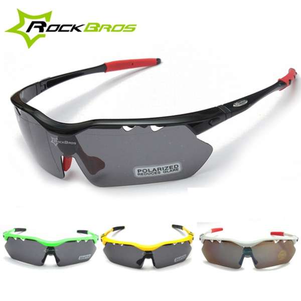 ROCKBROS Polarized Cycling UV400 Sports Glasses 5 Color Sunglasses