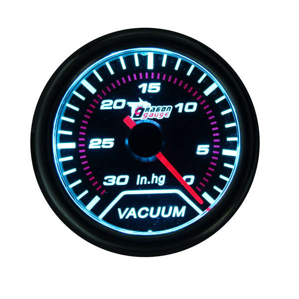 Bar Turbo Indicator Boost Vacuum Car Auto LED Gauge Smoke Len