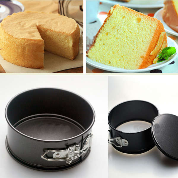3 Inch Non-stick Cake Pan favose Stainless Still Live Bottom Cake Pans Mold