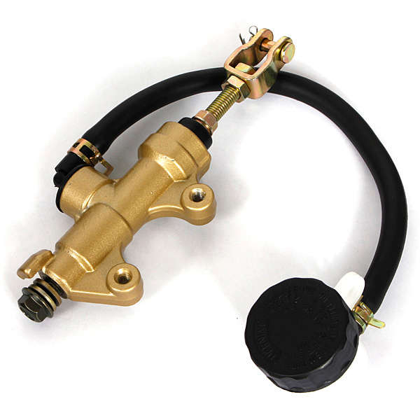 Motorcycle Dirt Pit Atv Rear Foot Brake Master Cylinder Reservoir