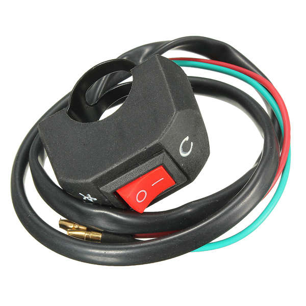 7/8 Inch Motorcycle Scooter Quad ATV Dirt Bike Kill ON-OFF Switch