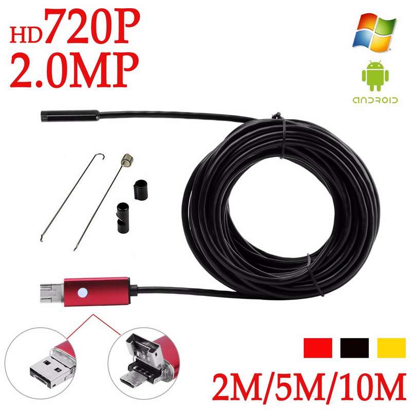 A99 720P 2MP 6LED 8.0mm Lens Waterproof Android/PC Endoscope Inspection Boresco