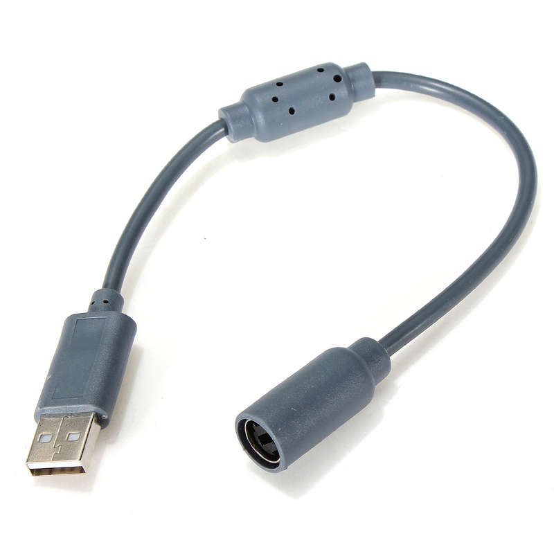 2x Wired Controller USB Breakaway Cable Cord For XBOX 360