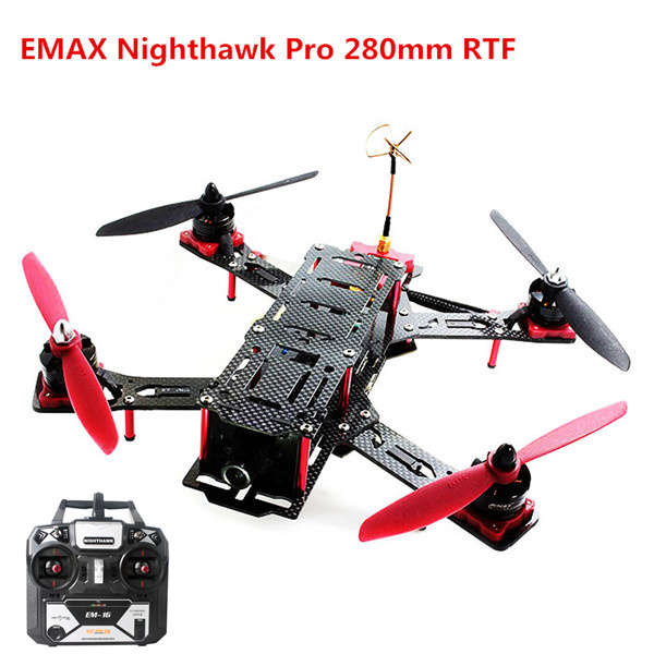 EMAX Nighthawk Pro 280mm Size Carbon Fiber And Glass Fiber Mixed Quadcopter Fra