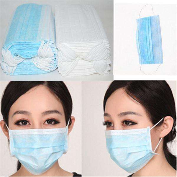 50Pcs Safe Dental Medical Surgical Dust Disposable Ears Loop Face Mouth Mask