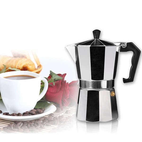 150Ml/300Ml Aluminum Alloy Coffee Pot Maker Moka Espresso Pot