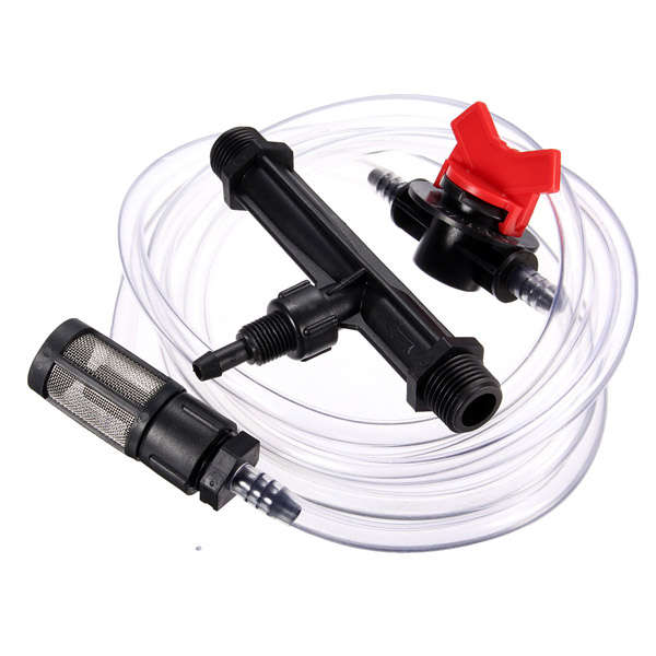 3/4 Inch Irrigation Venturi Fertilizer Injectors Device Filter Kit Tube