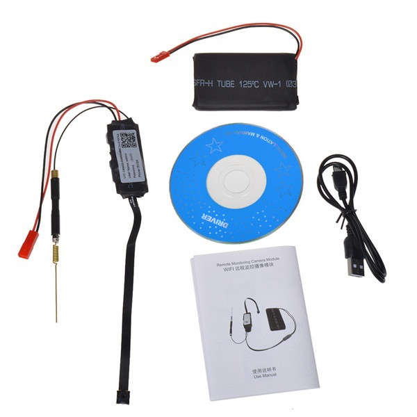 HD 1080P P2P WIFI  Wireless Remote Surveillance Camera DVR Hidden DIY Camera fo