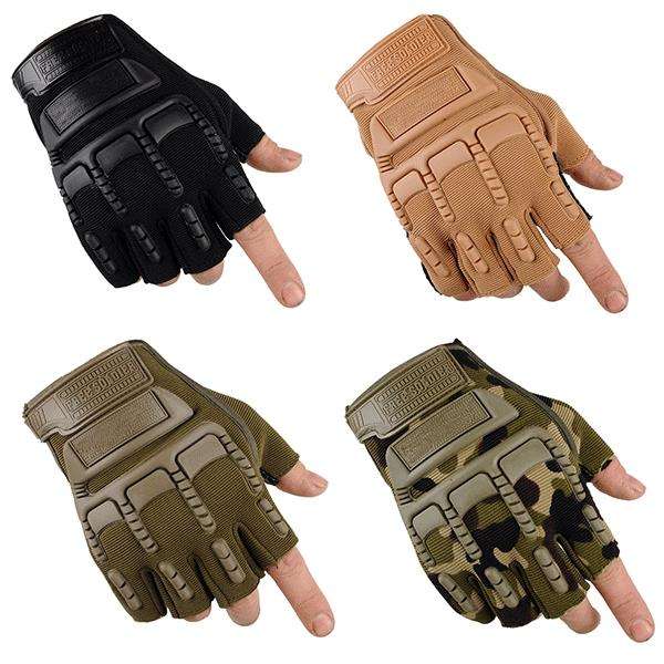 Free Soldier Half Finger Gloves Tactical Outdoor Antiskid Sport Cycling Motorcy