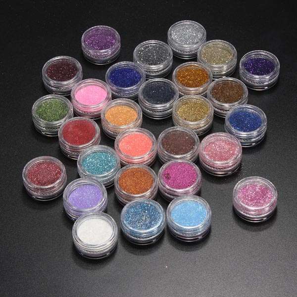 Shiny Glitter Powder Nail Art Design Tips Dust Decorations DIY