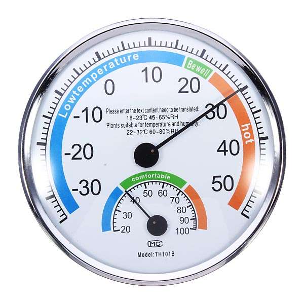 Thermometer and Hygrometer for Indoor And Outdoor Use Weather Meter