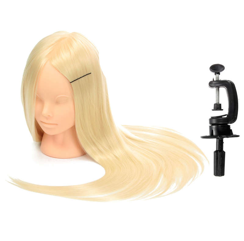 Professional Cosmetology Training Head Model Face Makeup Long Hair Practice + C