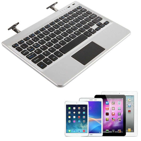 Universal Wireless Bluetooth Keyboard With Touchpad Mouse for Tablet