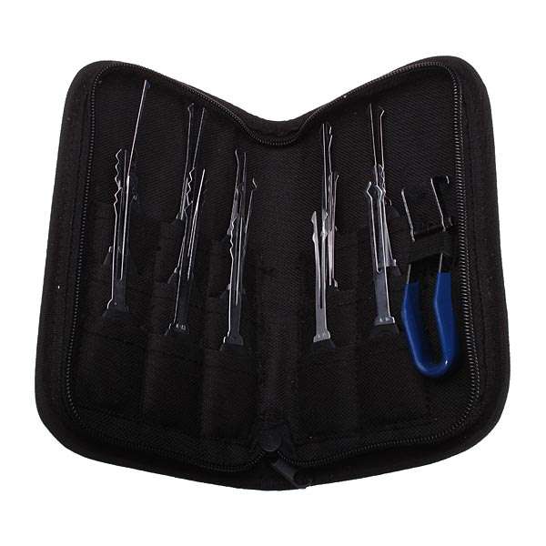 Klom 16pcs Set Deft Hand Lock Pick Tools Lock Opener