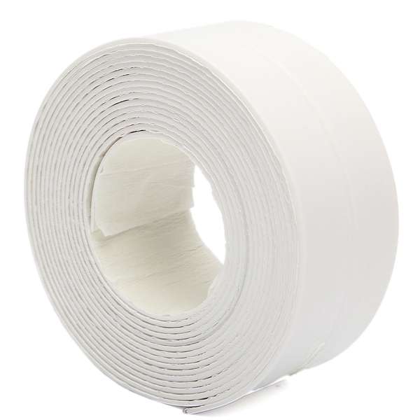 3.8X335cm Bath Sink Wall Sealing Strip Self-adhesive Tape Waterproof Mildew Pro