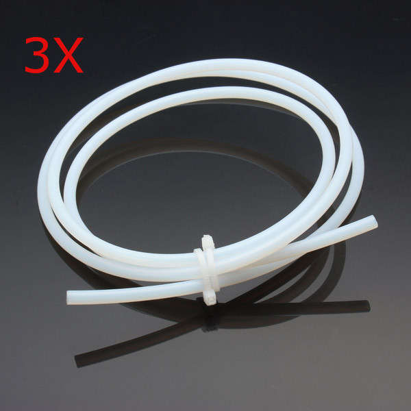 3Pcs 3D Printer 3.0mm Teflon Long Distance Nozzle Feed Tube PTFE Tube
