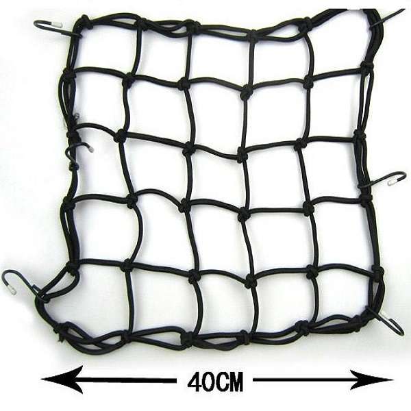 Motorcycle Helmet Cargo Luggage Bungie Mesh Web Net