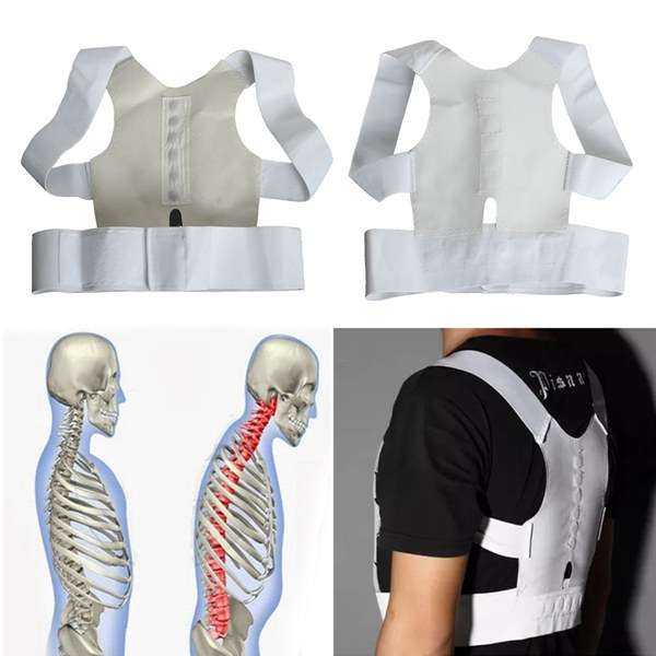 Adjustable Magnet Posture Support Corrector Back Brace Belt