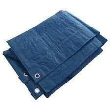 Guilty Gadgets - 6ft x 4ft (1.8m x 1.2m) Tarpaulin Waterproof Cover Ground Sheets Heavy Duty F