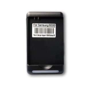 Samsung i9300 Galaxy S3 SIII Wall Battery Charger with USB Port (Black)