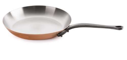 Mauviel M'heritage 150c 6413.22 8.6-Inch Round Fry Pan with Cast Iron Handle
