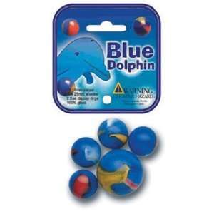 Marbles: Blue Dolphin  (24 Player Marbles & 1 Shooter)