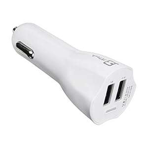 JETech 3.6A Dual-Port Rapid USB Car Charger Cigarette Charger for Apple iPhone 6/ (C0653 - White)