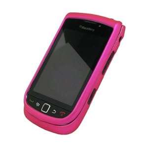 Blackberry Torch 9800 Hot Pink Rubberized Hard Cover Crystal Case