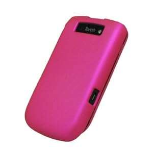 Blackberry Torch 9800 Hot Pink Rubberized Hard Cover Crystal Case