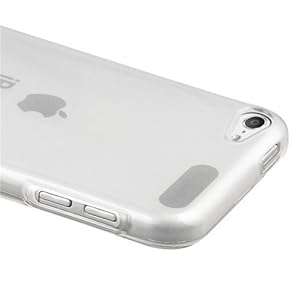 Invero TPU Gel Back Case Cover for Apple Ipod Touch 5 (5th Generation) Includes Screen Protector Mic