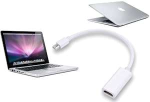 FABTAB BRAND NEW Mini Display Port to HDMI HD TV Cable Lead Adapter For Apple Macbook Macbook Pro Ma