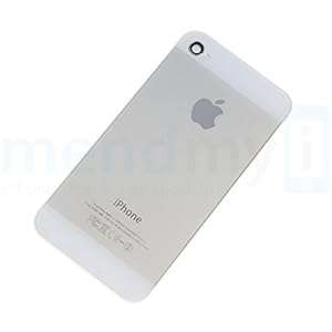 Iphone 4S Back Glass Replacement Cover in the style of Iphone 5 - White