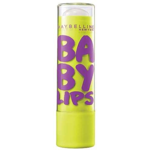Maybelline New York Baby Lips Moisturizing Lip Balm, Peppermint, 0.15 Ounce